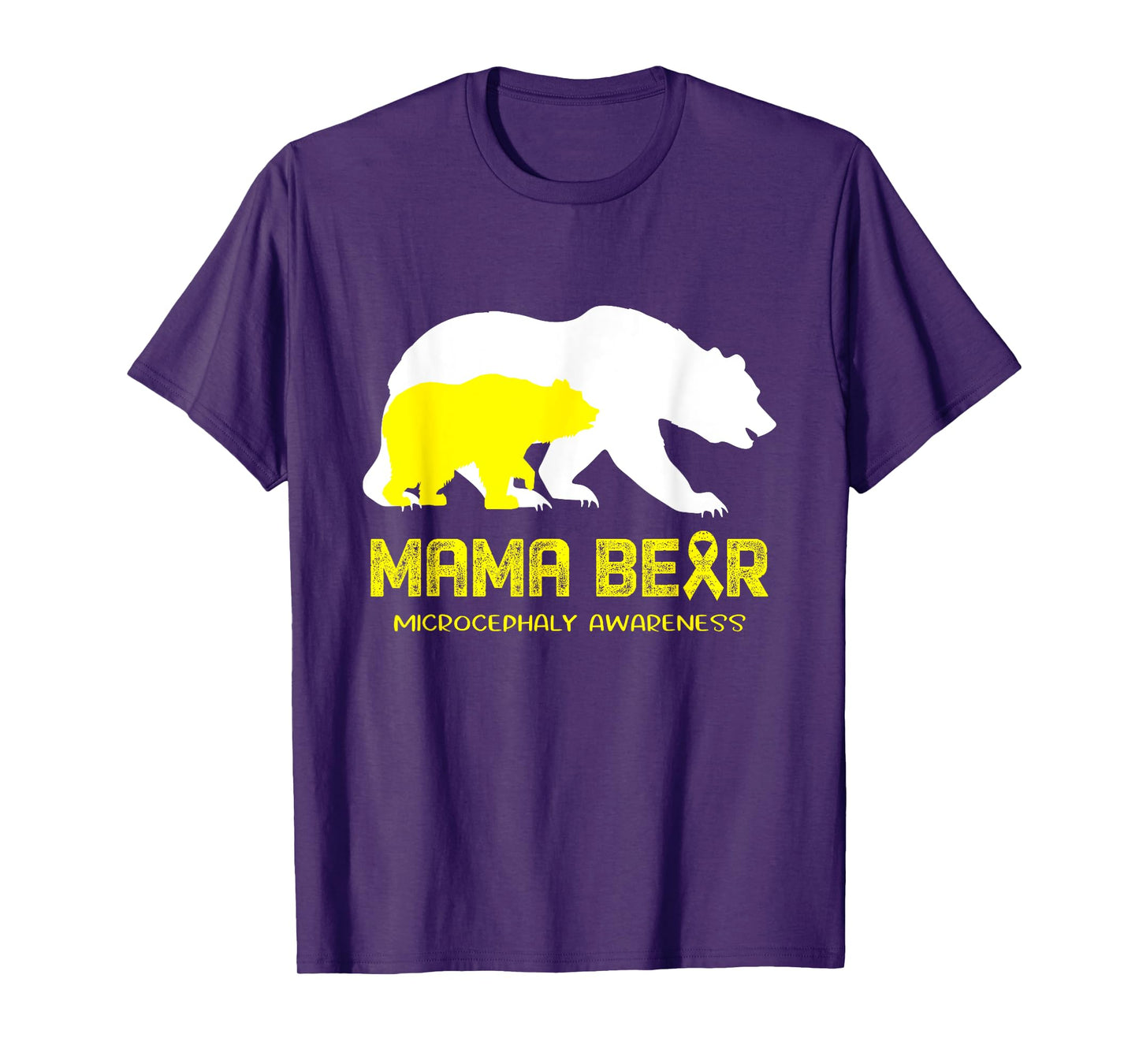 Mama Bear Microcephaly Awareness Shirt For Women Men T-Shirt
