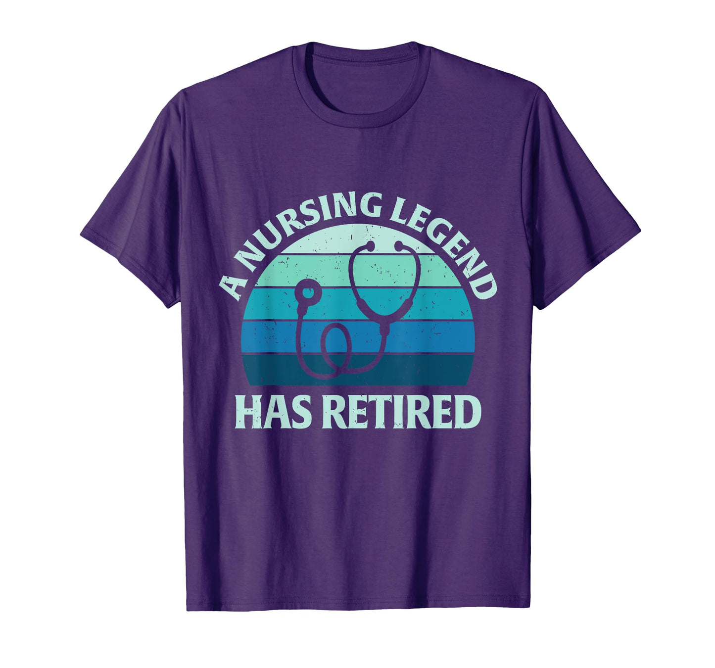 A Nursing Legend Has Retired Retro Style Women Retirement T-Shirt