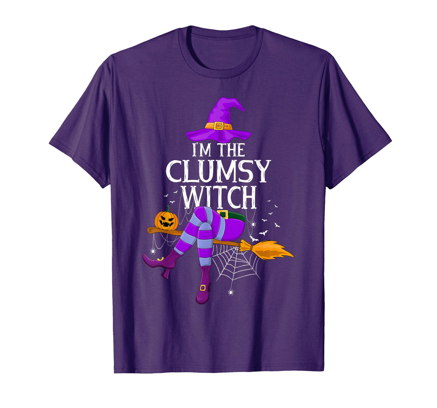 Matching Family Costume I'm The Clumsy Witch Halloween T-Shirt