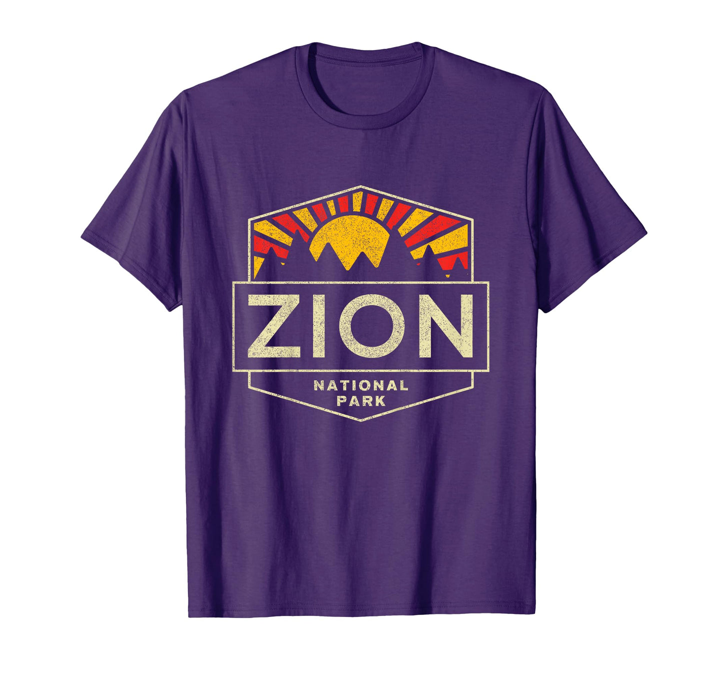 Retro Zion National Park Utah Mountain Boys Girls Toddler T-Shirt