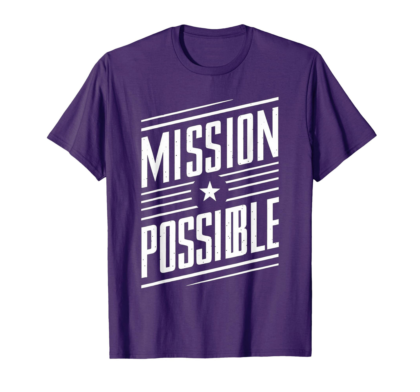 Mission Possible Motivational Inspirational School T-Shirt