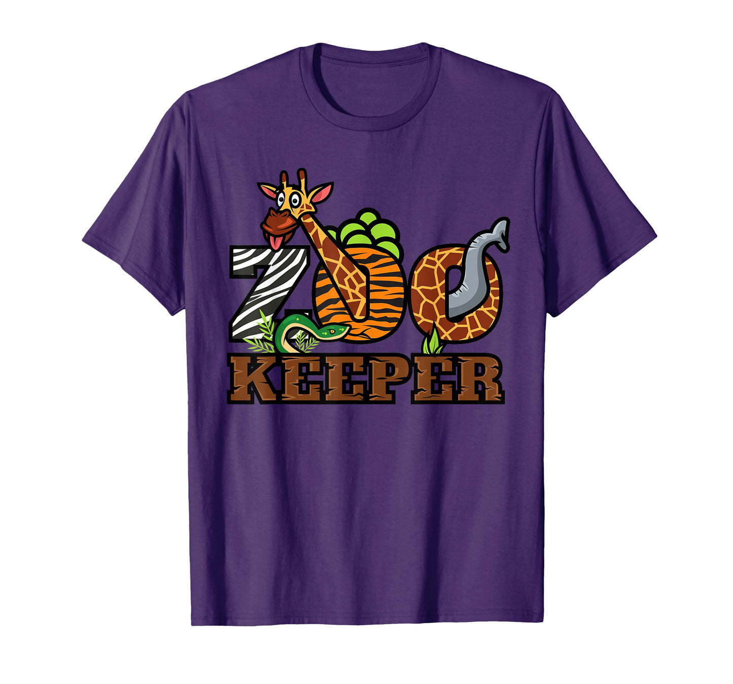 Zoo Keeper Funny Jungle Safari Animal Lover Gift Men Women T-Shirt