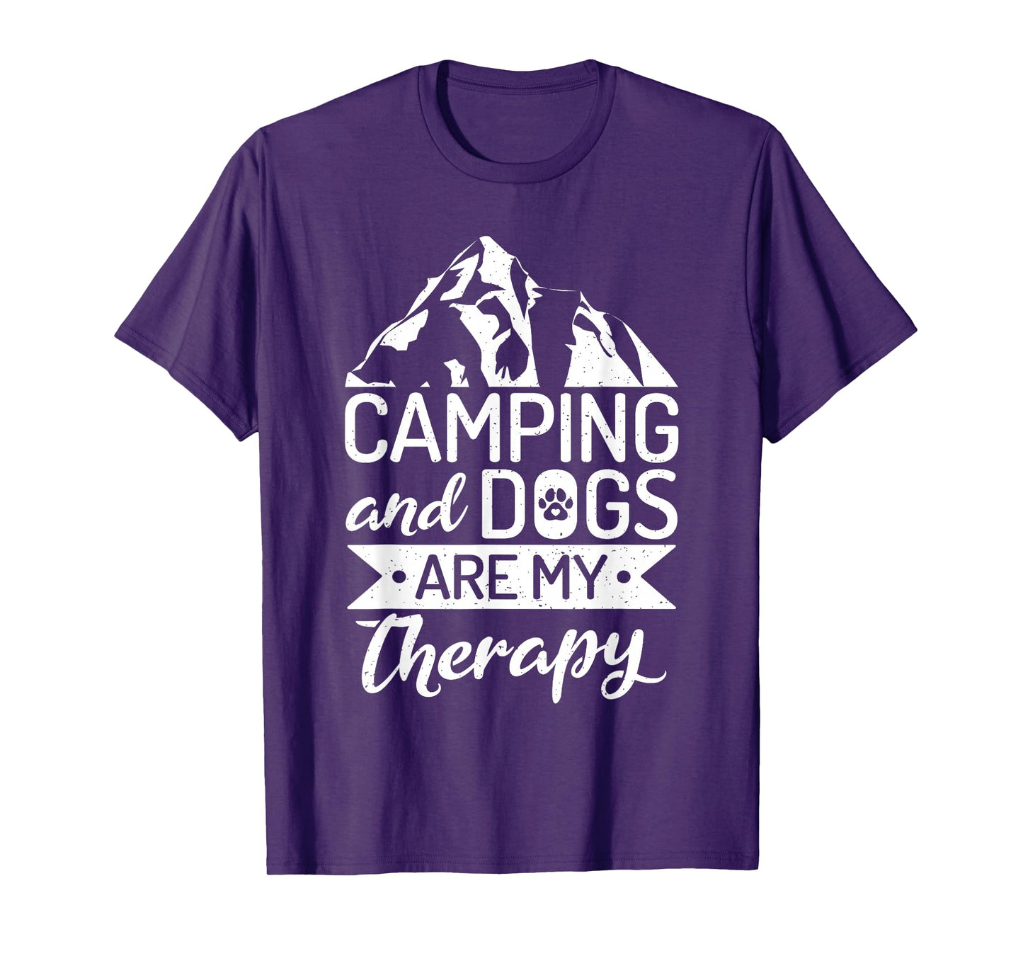 Camping and Dogs are my Therapy Travel Nature RV Camping T-Shirt