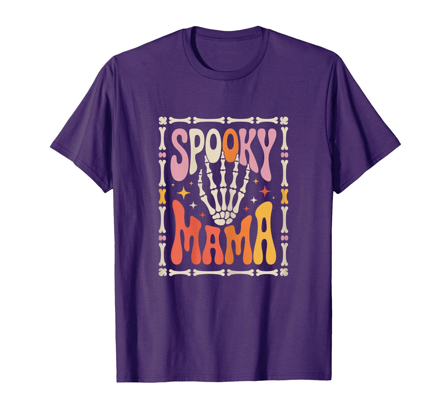 Spooky Mama Halloween Shirt for Moms and Halloween Lovers T-Shirt