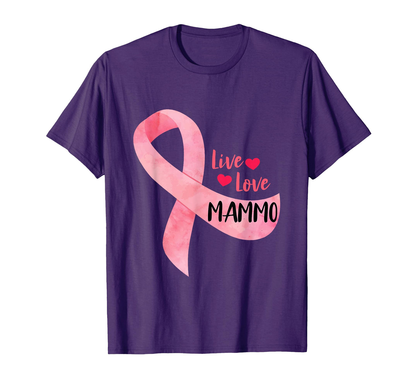 Live Love Mammo Pink Ribbon Mammo Technologist Appreciation T-Shirt