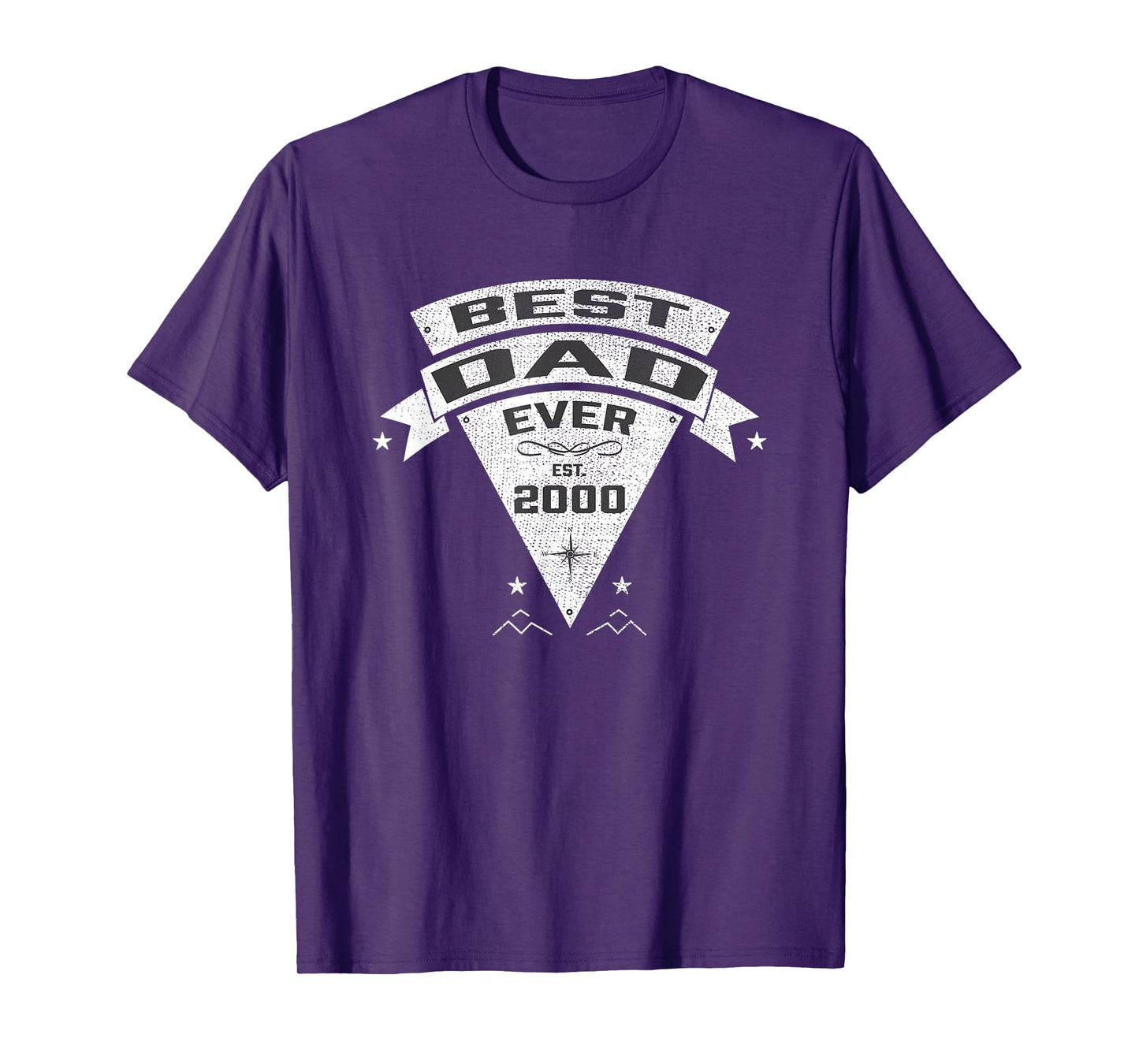 Best Dad Ever Est. 2000 Established Father & Daddy T-Shirt T-Shirt