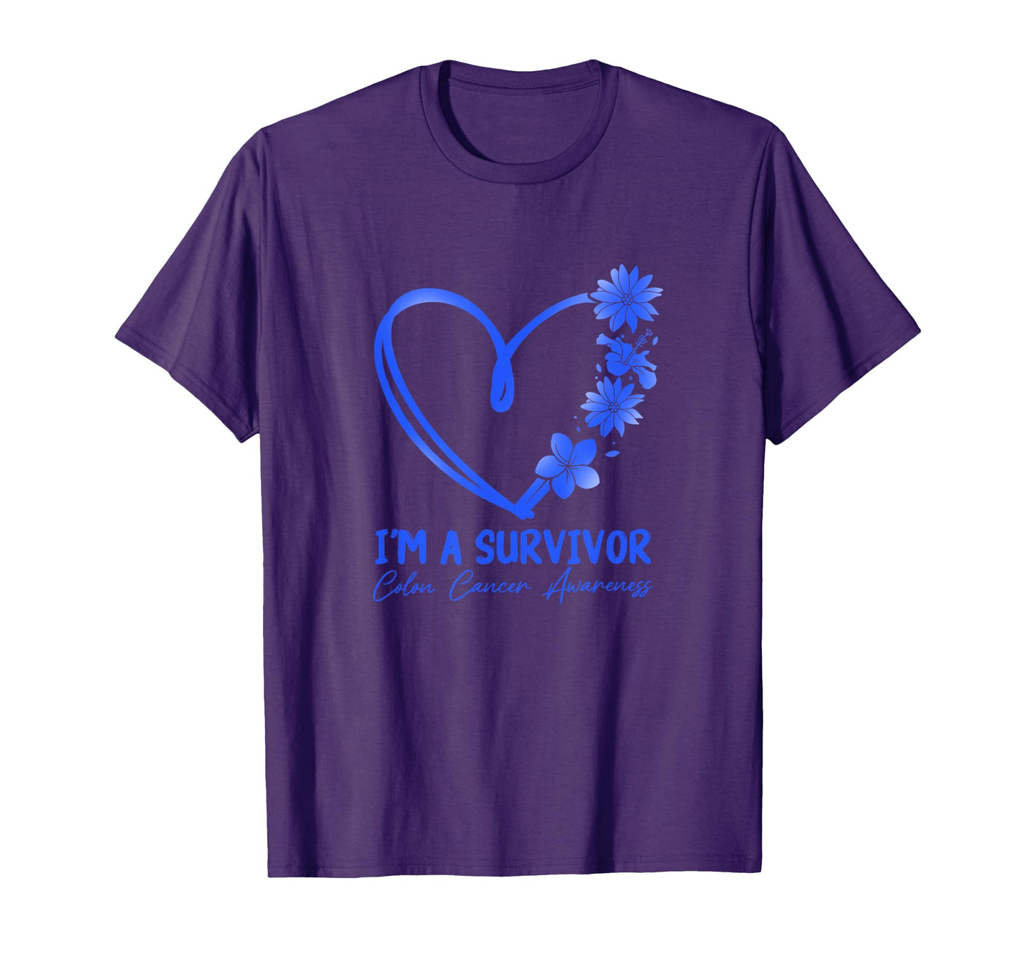 I am a Survivor Colon Cancer Education T-Shirt