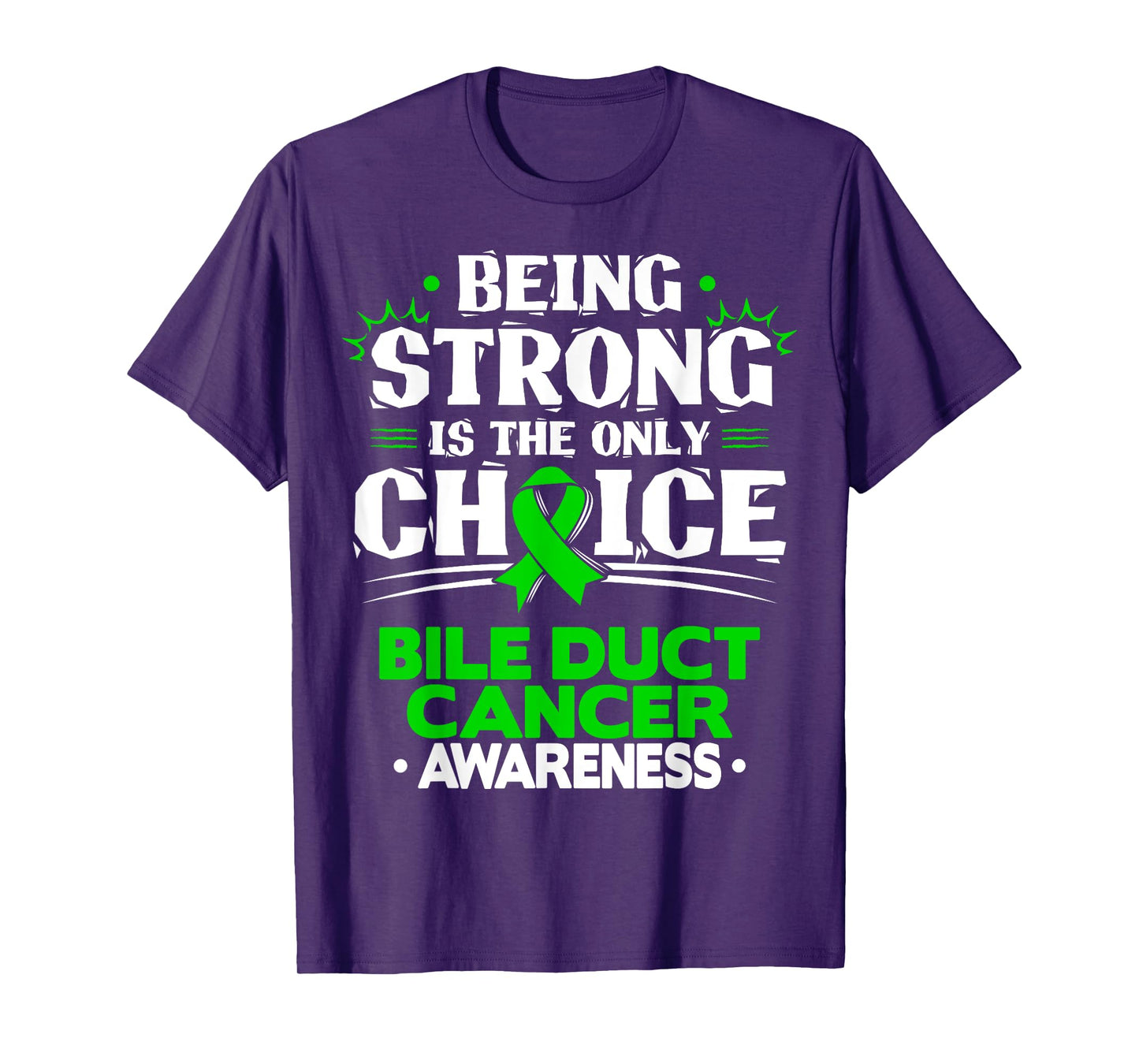 Bile Duct Cancer Awareness T Shirt Cholangiocarcinoma TShirt T-Shirt