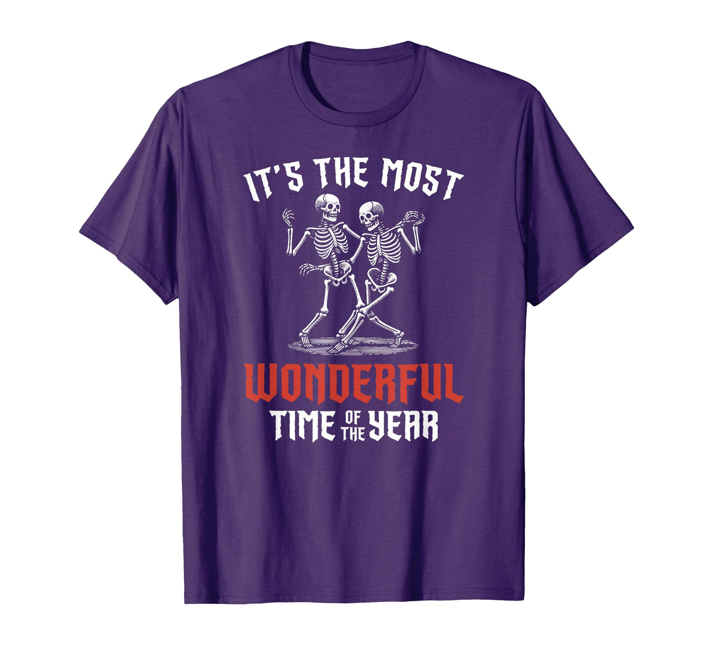 It's The Most Wonderful Time of The Year Dancing Skeletons T-Shirt