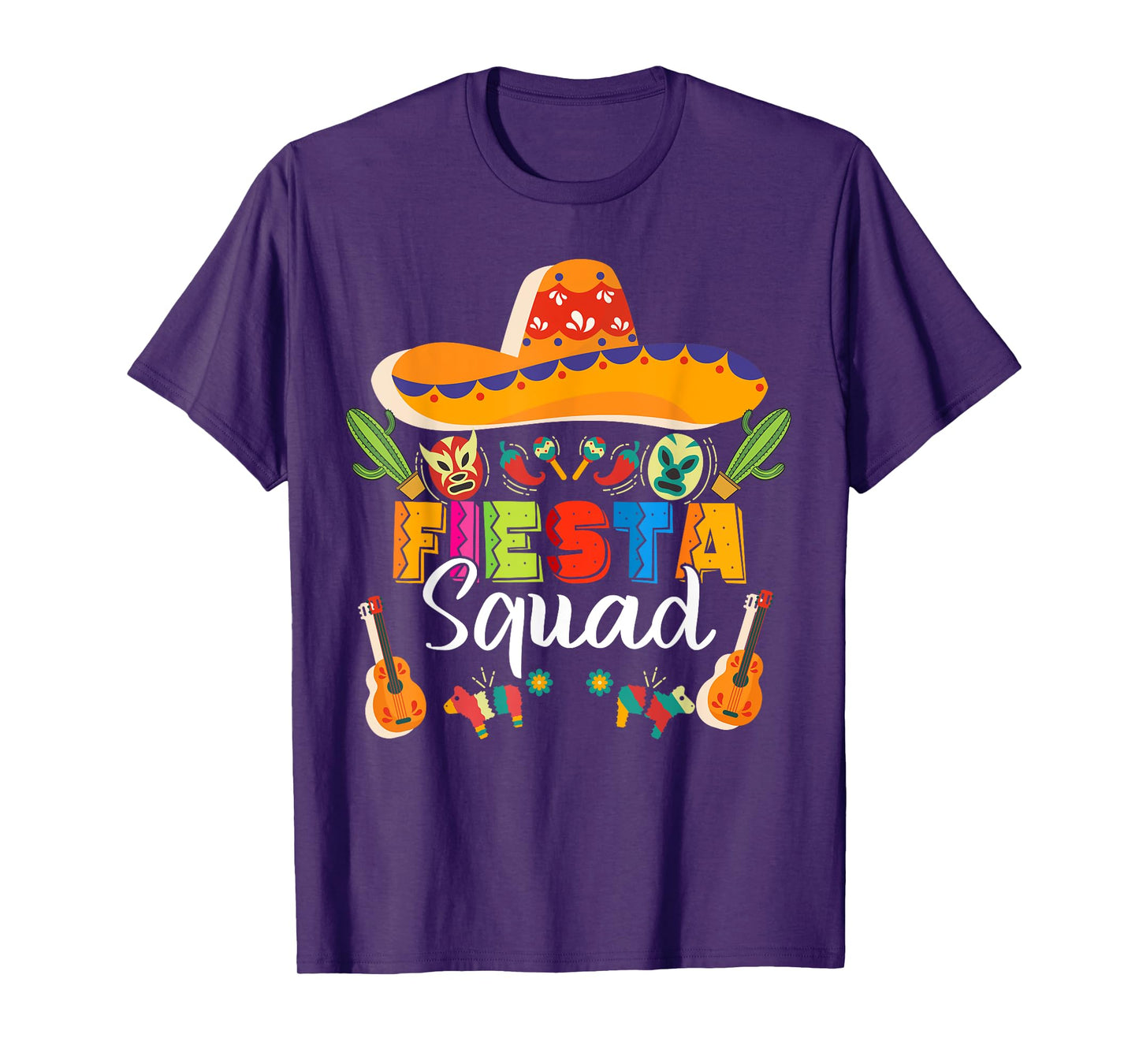 Funny Cinco De Mayo Fiesta Squad Mexican Party Cinco De Mayo T-Shirt