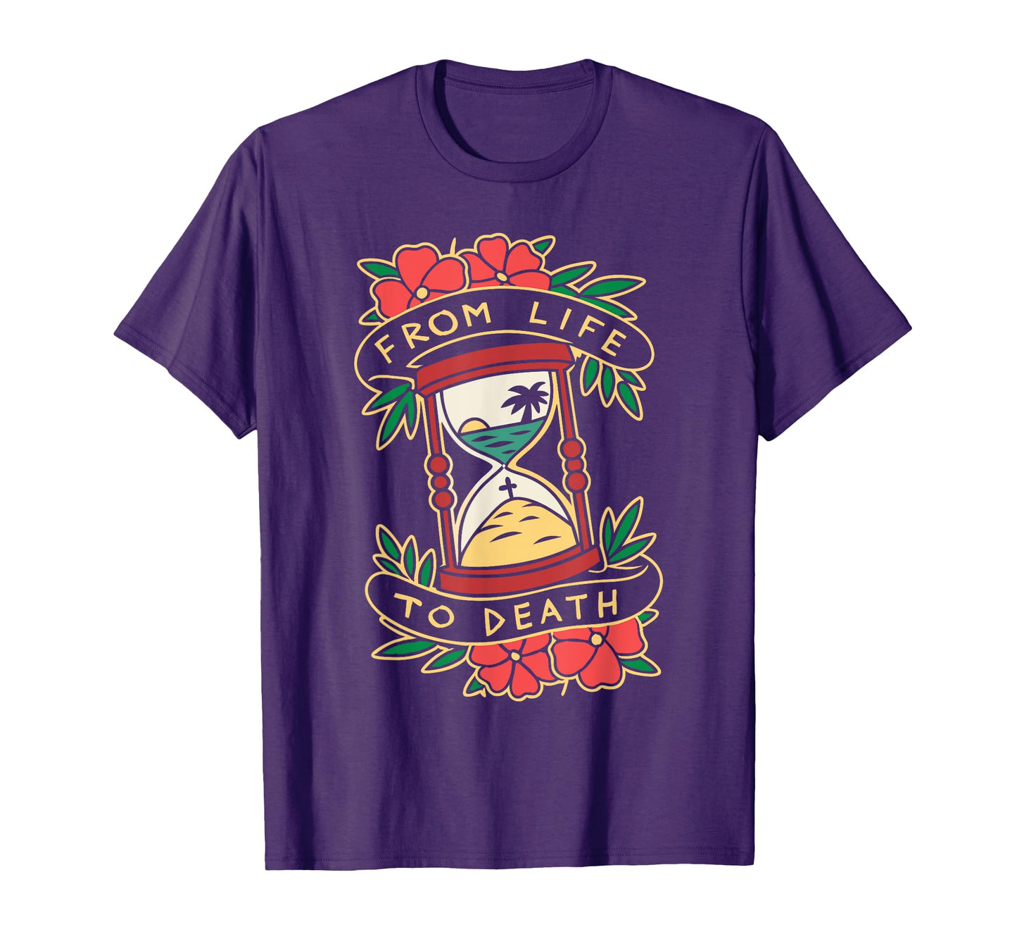 From Life to Death Symbolic Hourglass T-Shirt