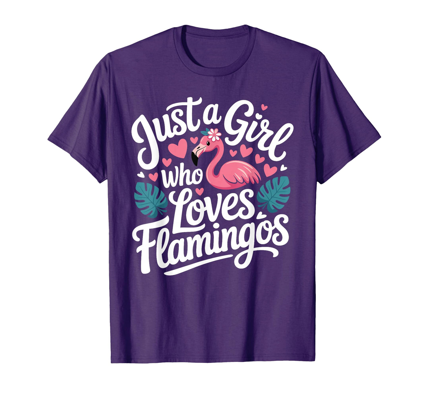 Flamingo Art for Women Girls Zoo Pink Bird Flamingo Lovers T-Shirt