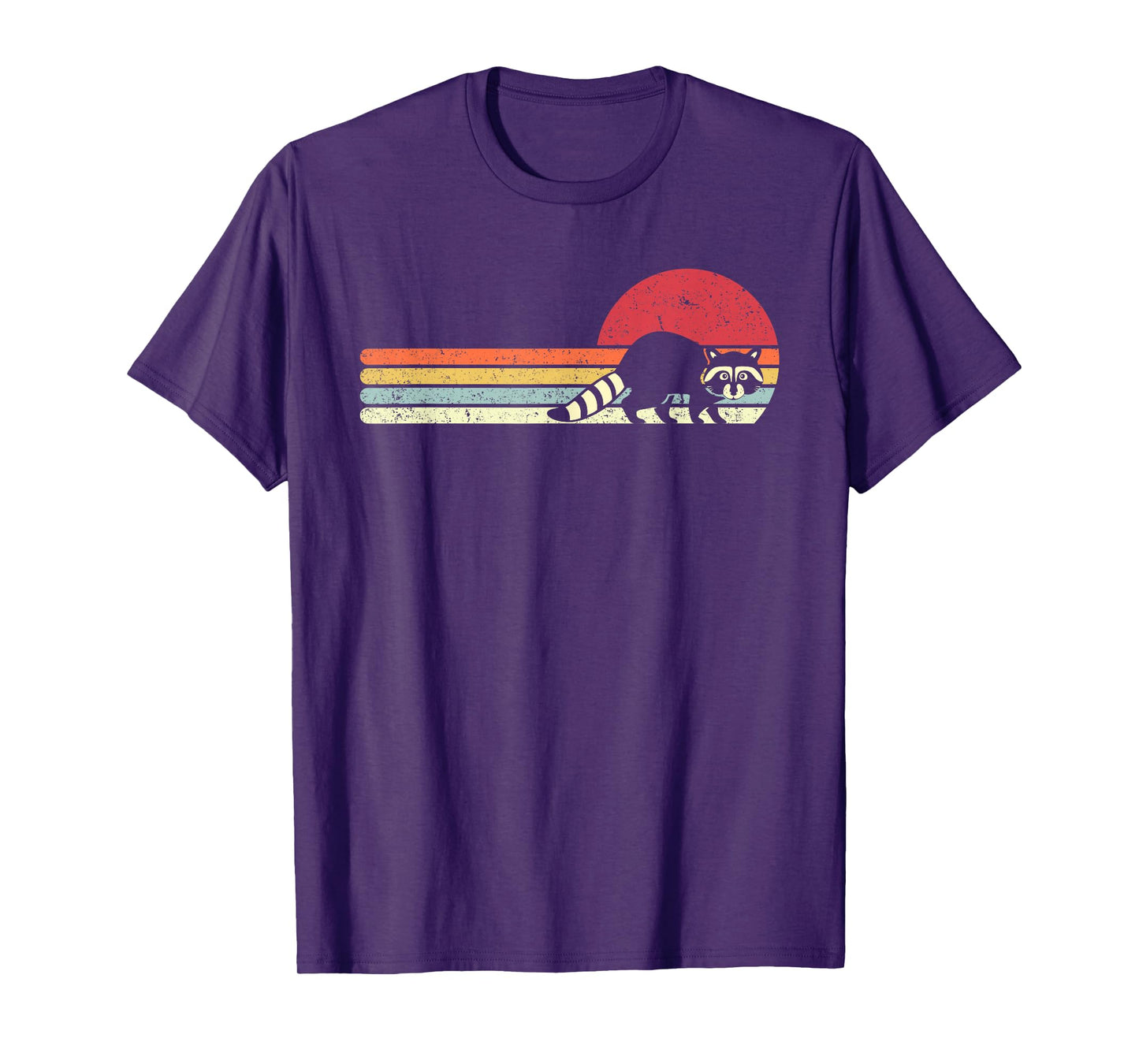 Raccoon Shirt. Retro Style T-Shirt