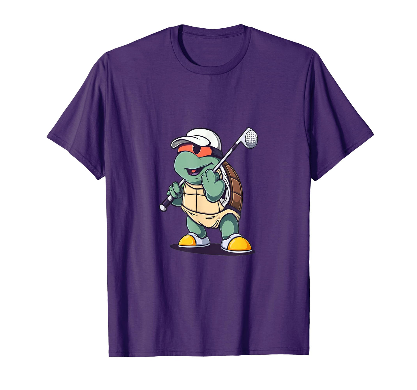 Turtle Tortoise Playing Golf Golfer Golfing T-Shirt