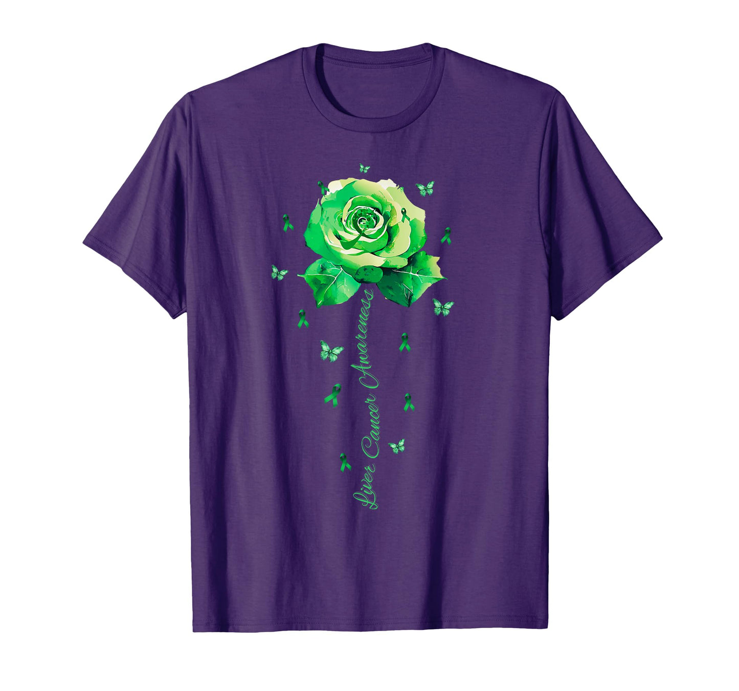 Flower Liver Cancer Awareness Shirt T-Shirt