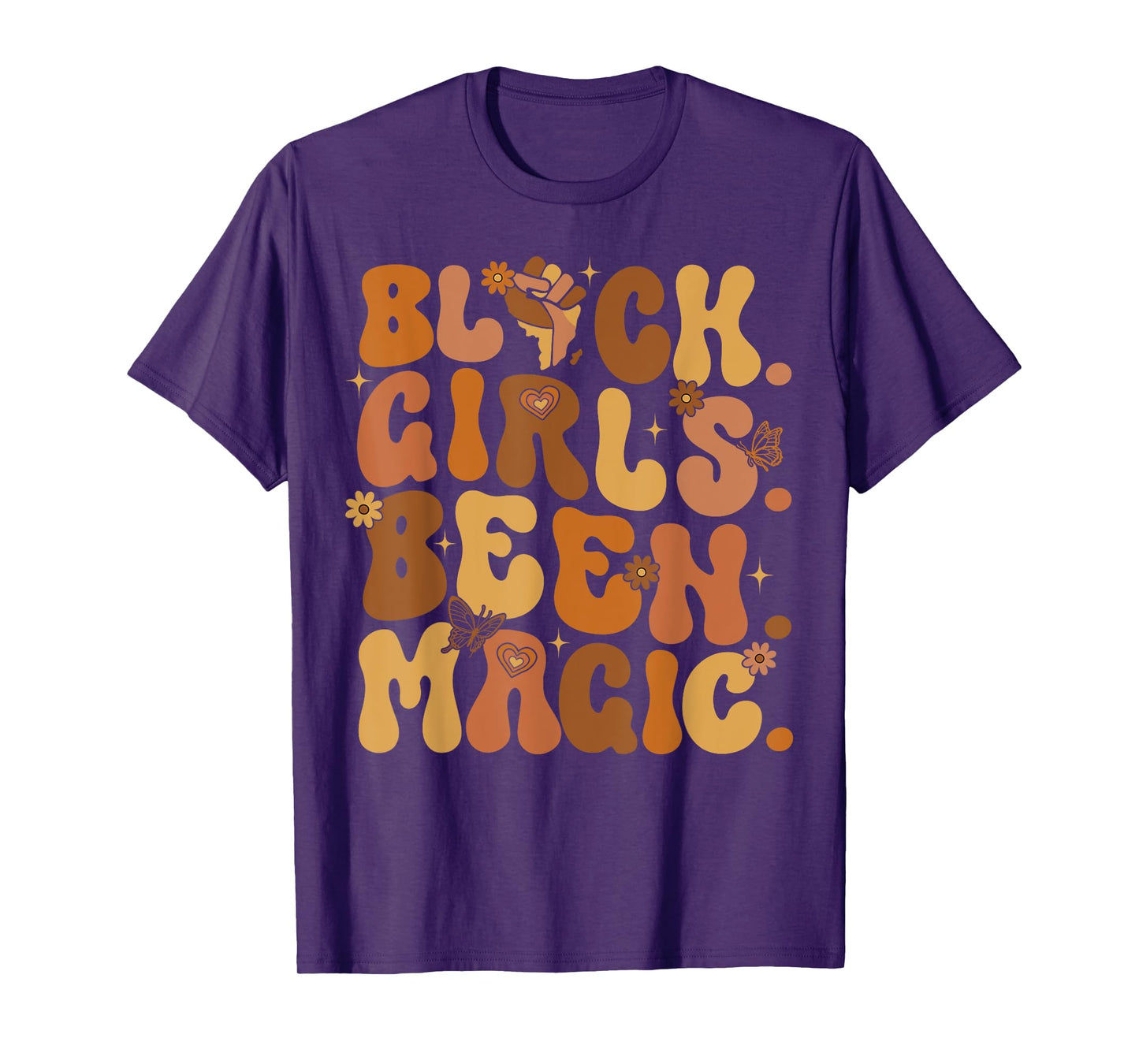 Black Girls Been Magic Melanin African American History Girl T-Shirt