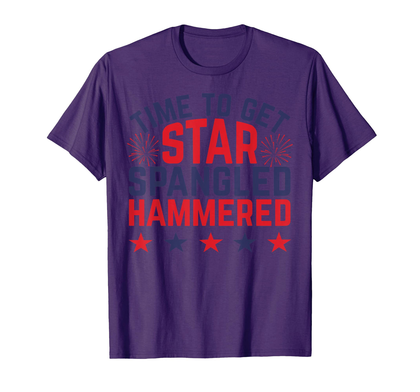 Time to Get Star Spangled Hammered Shirt,Women 4th of July T-Shirt