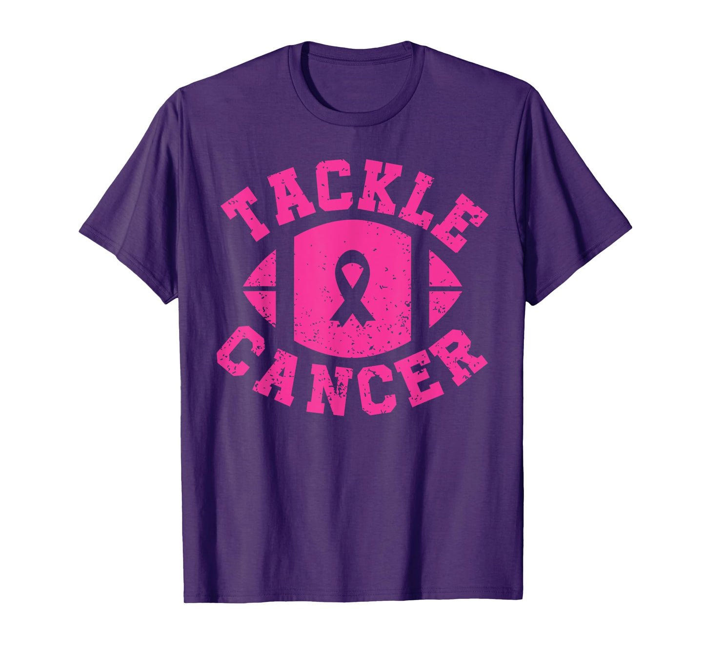 Tackle Breast Cancer Shirt Football Lovers Cancer Awareness T-Shirt