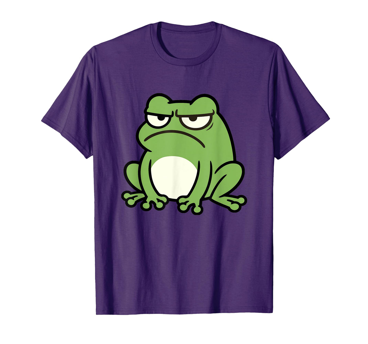 Funny Grumpy Frog Toad Animal Design Gift for Men Women Kids T-Shirt