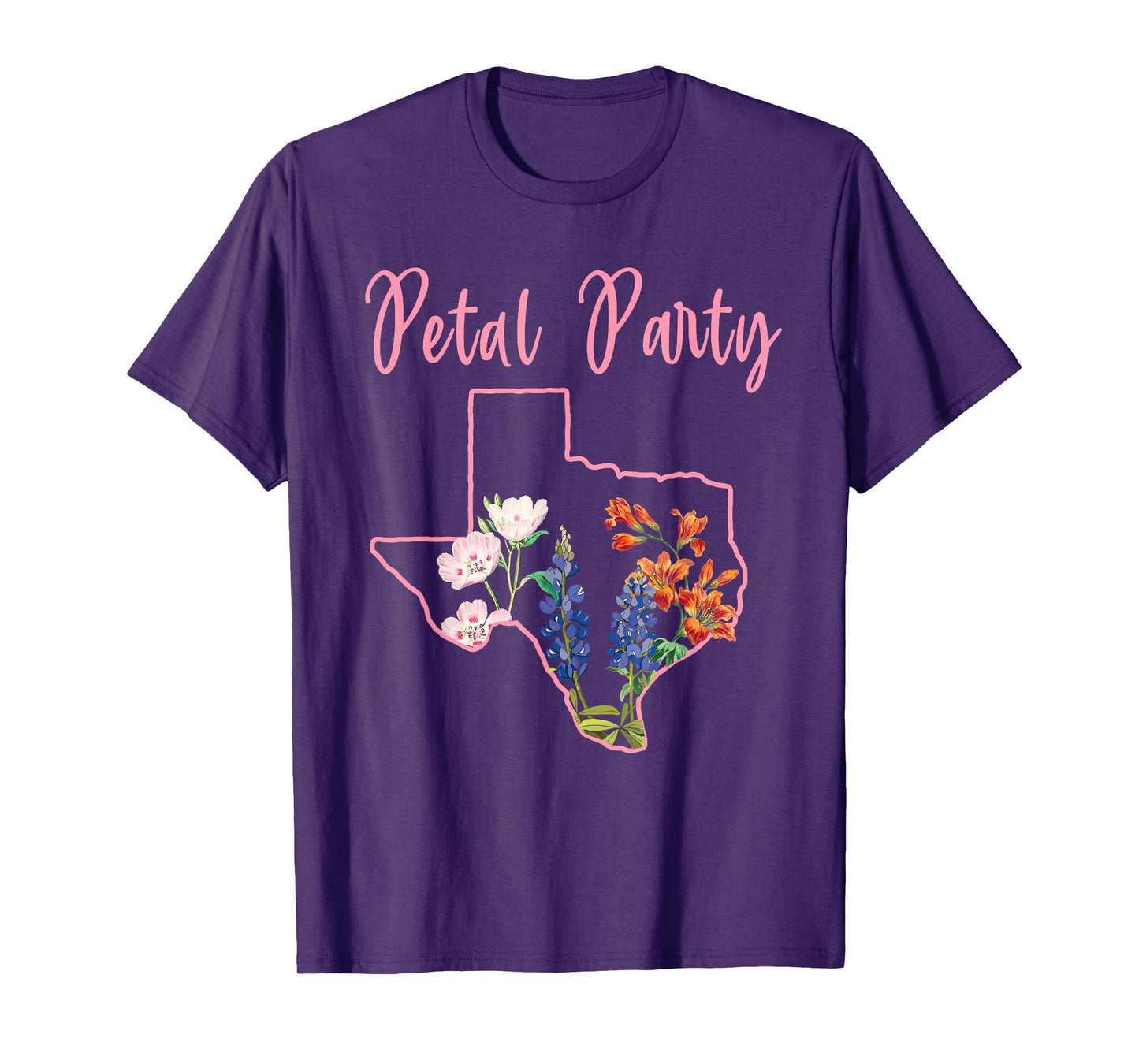 Wildflower Fields Wildflowers Bluebonnet Texas Spring T-Shirt
