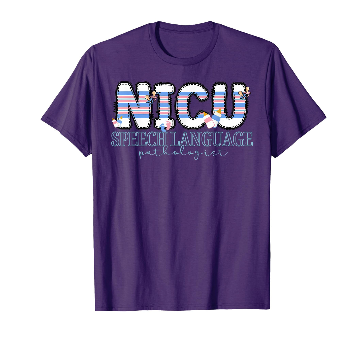 NICU Speech Language Pathologist Baby Blanket NICU SLP Nurse T-Shirt