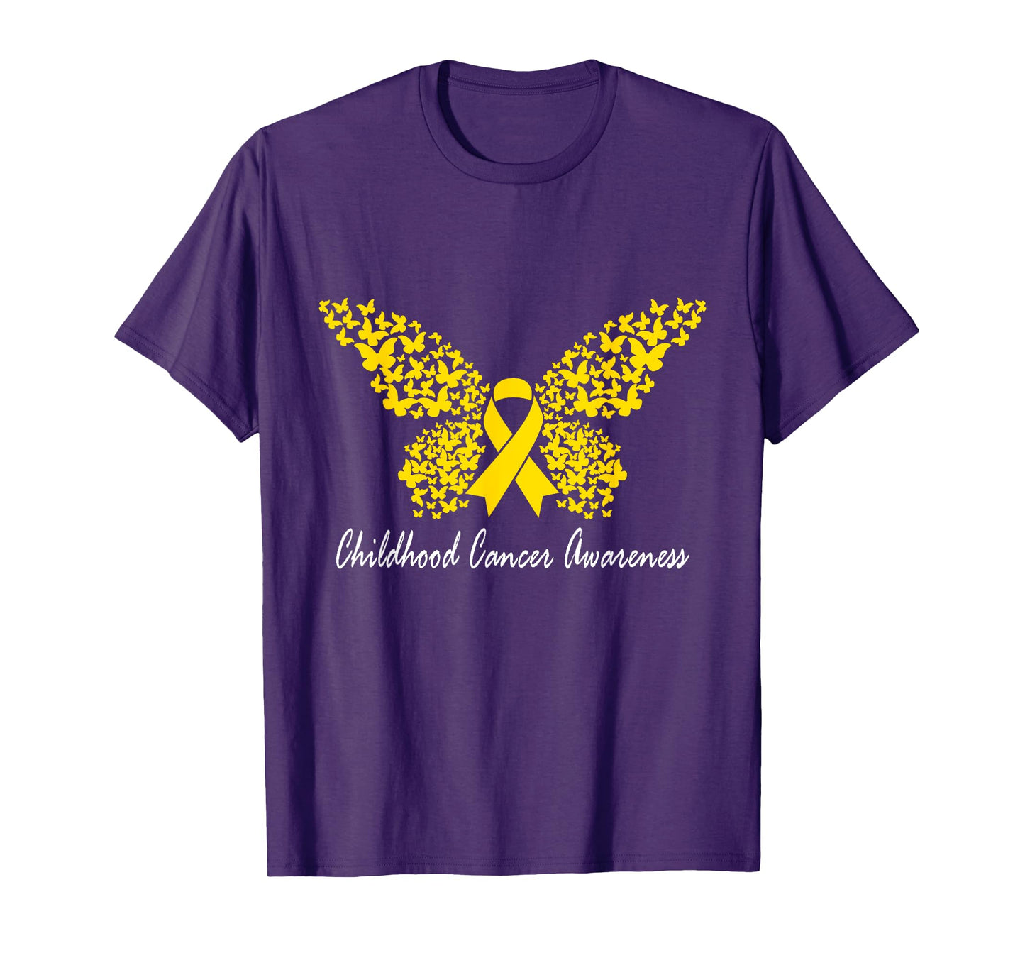 Childhood Cancer Awareness Butterfly T-Shirt