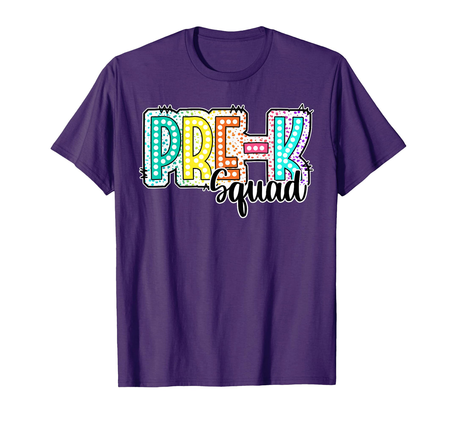 Pre-k Squad Back To School Dalmatian Teacher Boy Girl T-Shirt