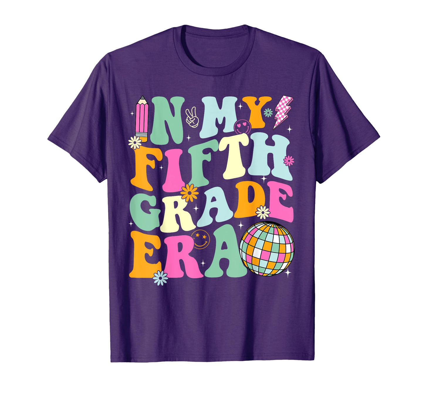 In My Fifth Grade Era Back To School 5th Grade Teacher T-Shirt