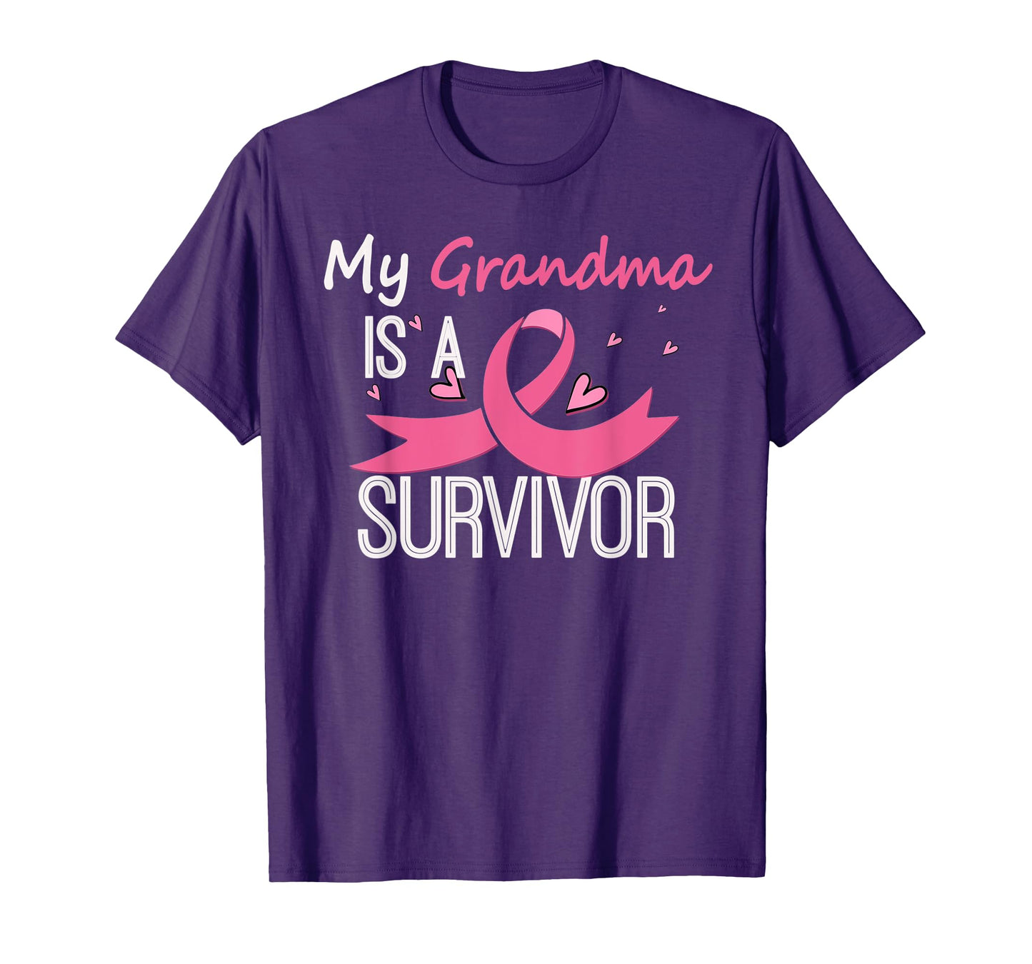 My Grandma Is A Survivor Breast Cancer Awareness T-Shirt