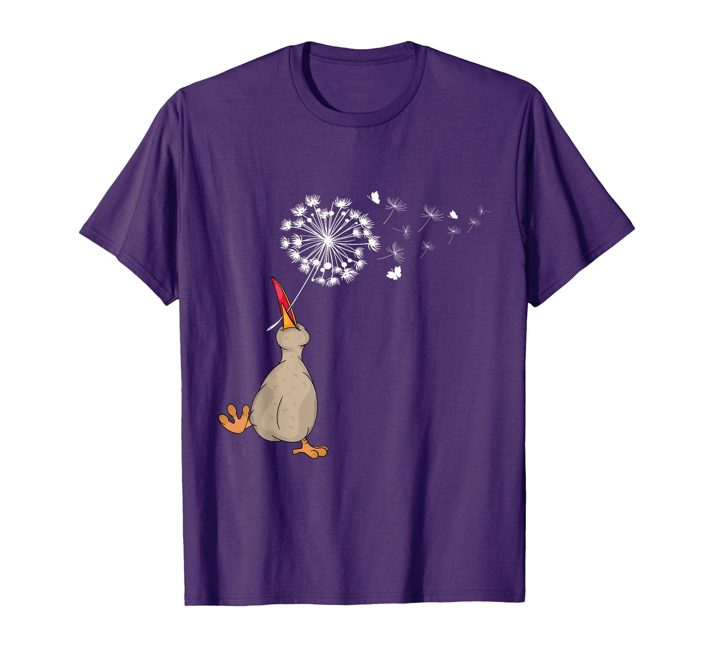 Happy Kiwi Lover Kids Dandelion Nature Dancing Kiwi Bird T-Shirt
