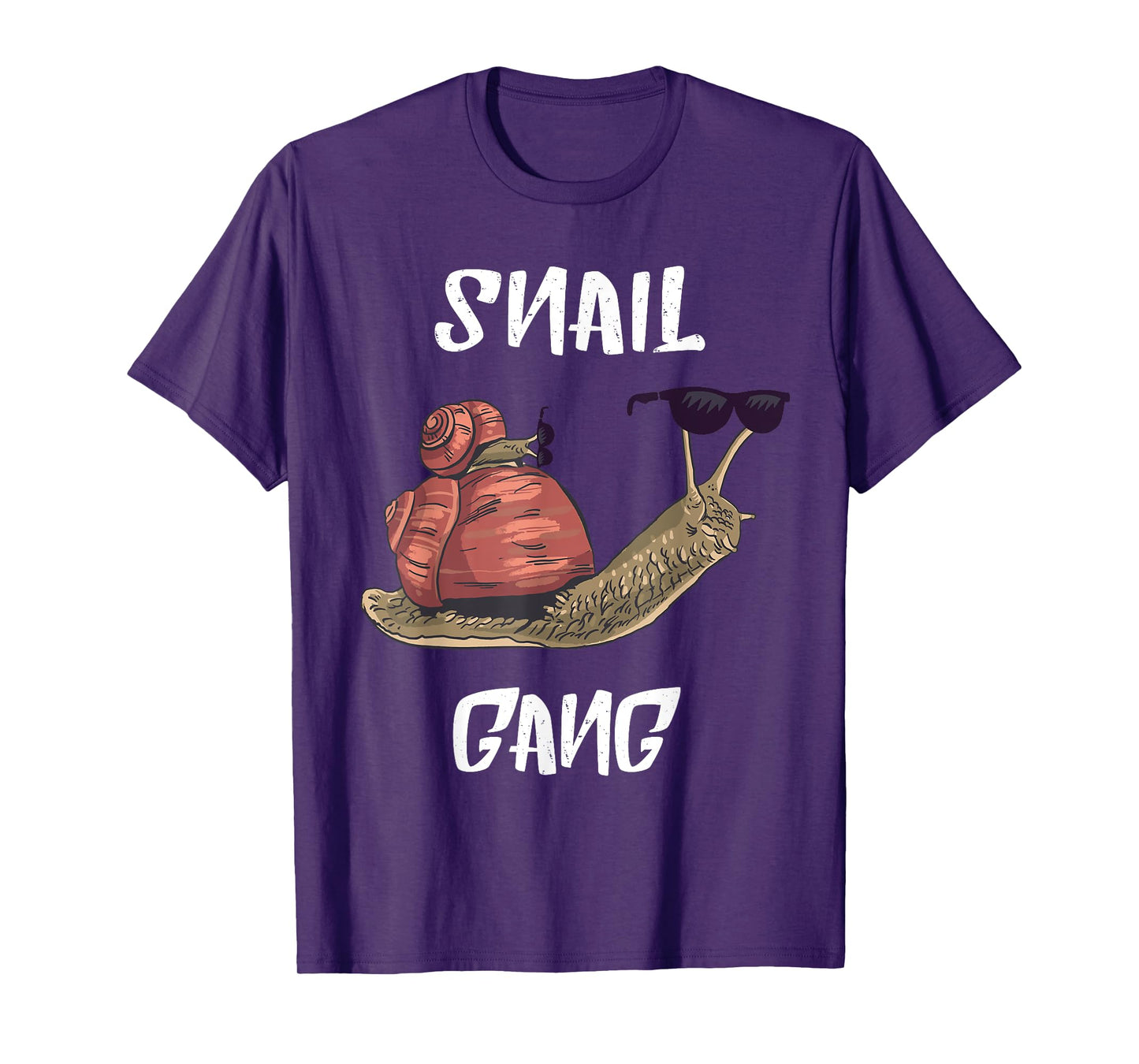 Snail Gang Sunglass Mollusk Snail Shell Snails Lover Snail T-Shirt