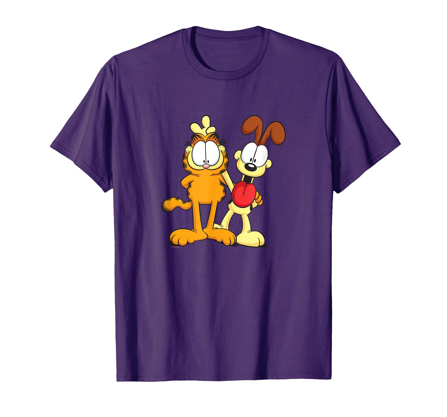 Garfield Classic Odie Smiling Happy Photo Pose Bunny Ears T-Shirt
