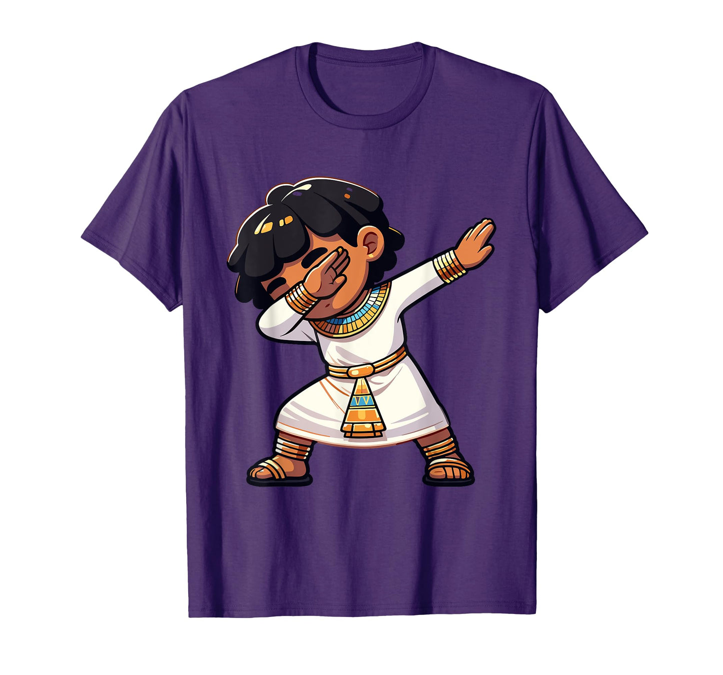 Boys Egyptian Dabbing Pharaoh Egyptian Clothing T-Shirt