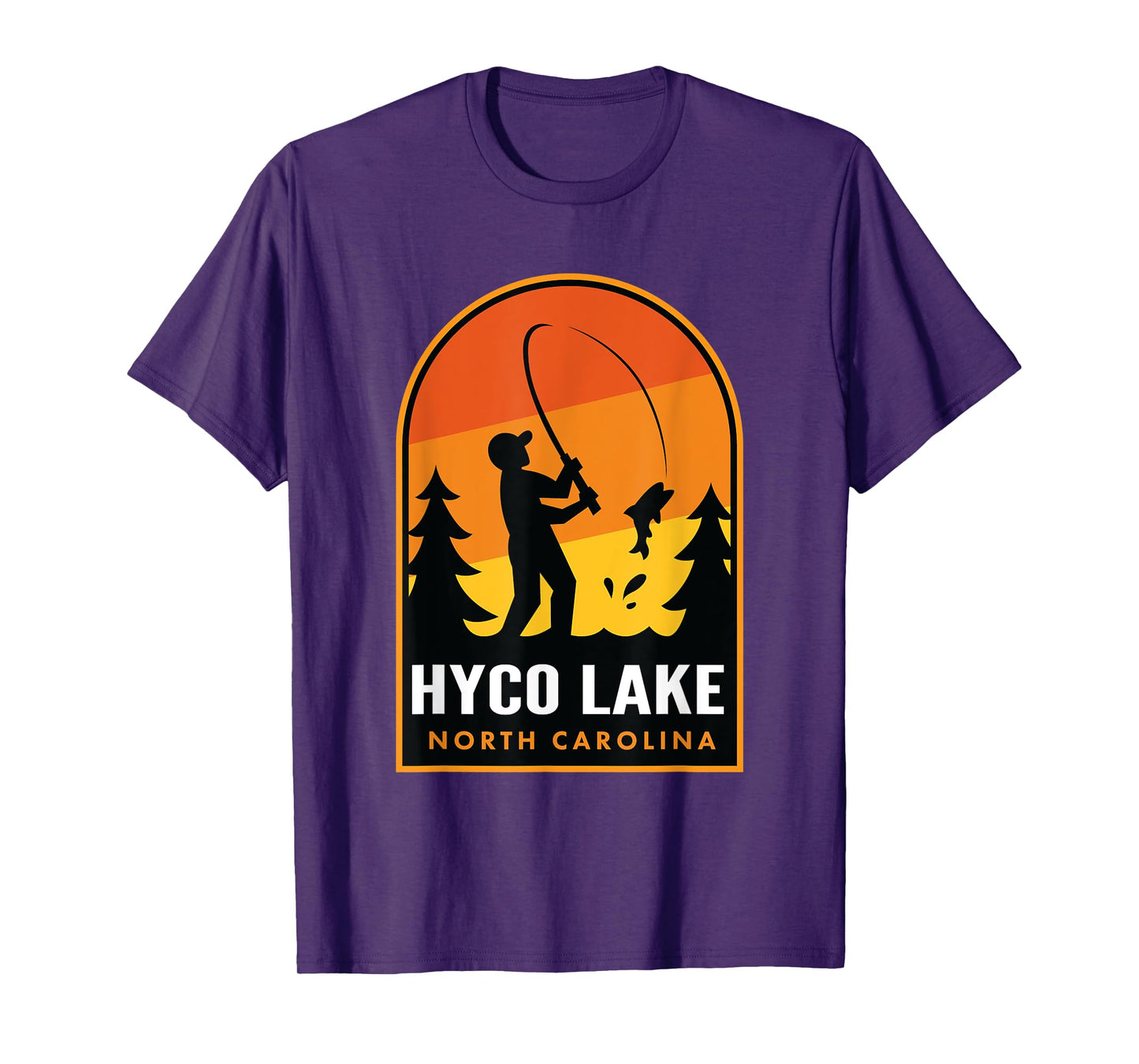 Hyco Lake North Carolina Fishing T-Shirt