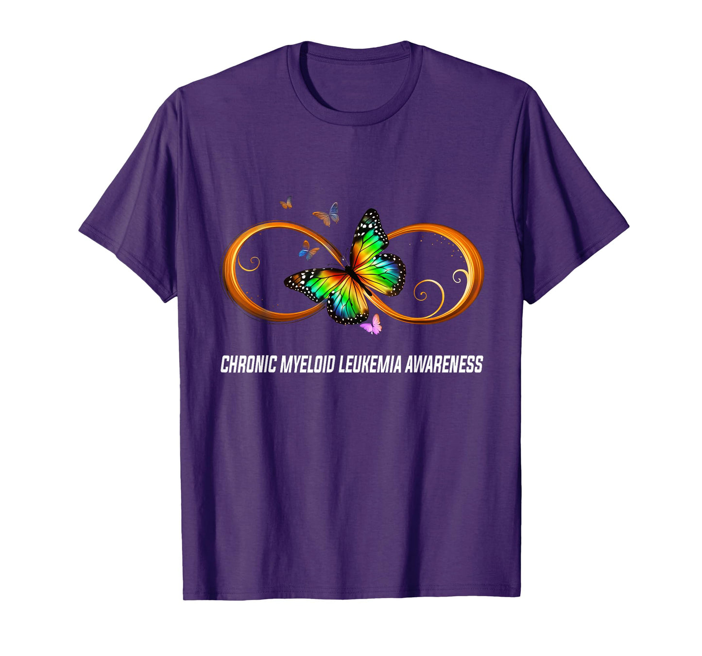 Infinity Butterfly Chronic Myeloid Leukemia Awareness T-Shirt