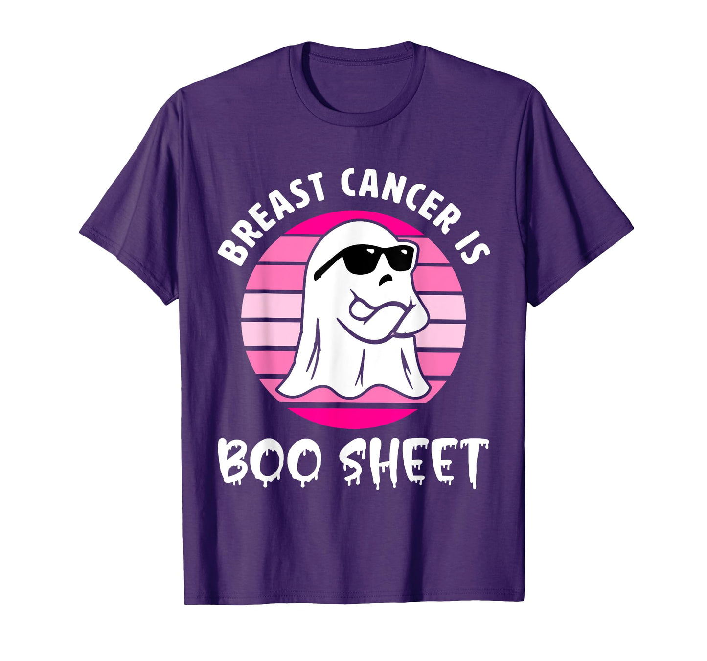 Breast Cancer Is Boo Sheet Halloween Breast Cancer Awareness T-Shirt