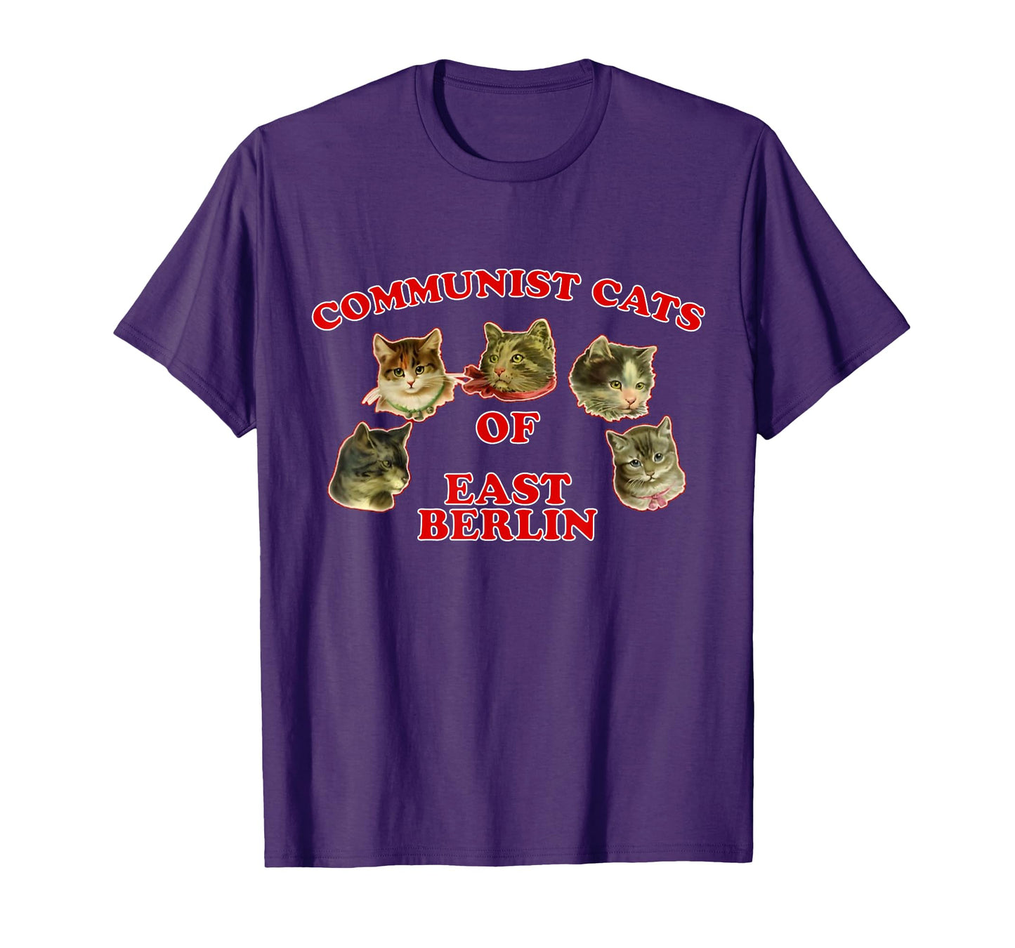 Communist Cats Of East Berlin funny saying T-Shirt
