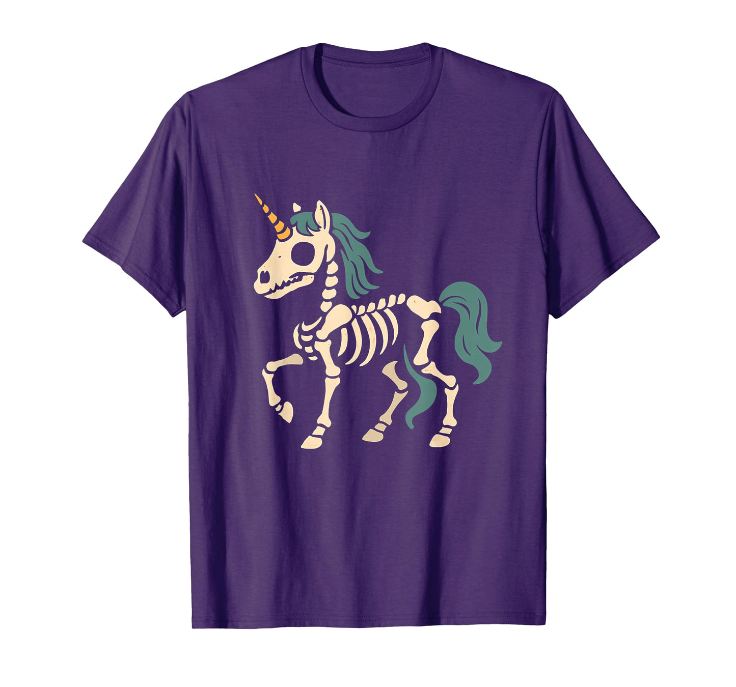 Unicorn Skeleton Fantasy T-Shirt