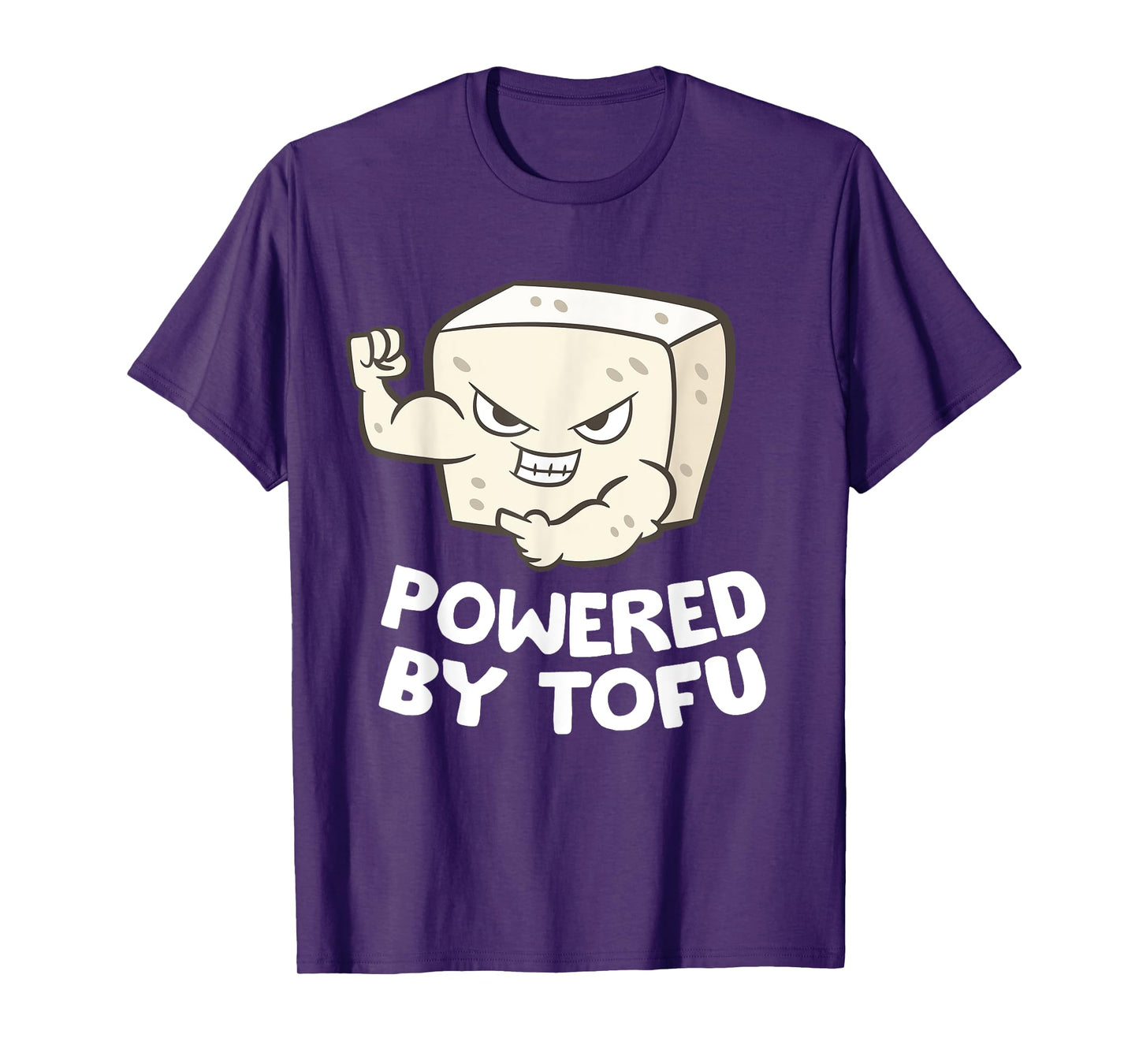 Funny Tofu Gifts For Tofu Lovers Powered By Tofu T-Shirt
