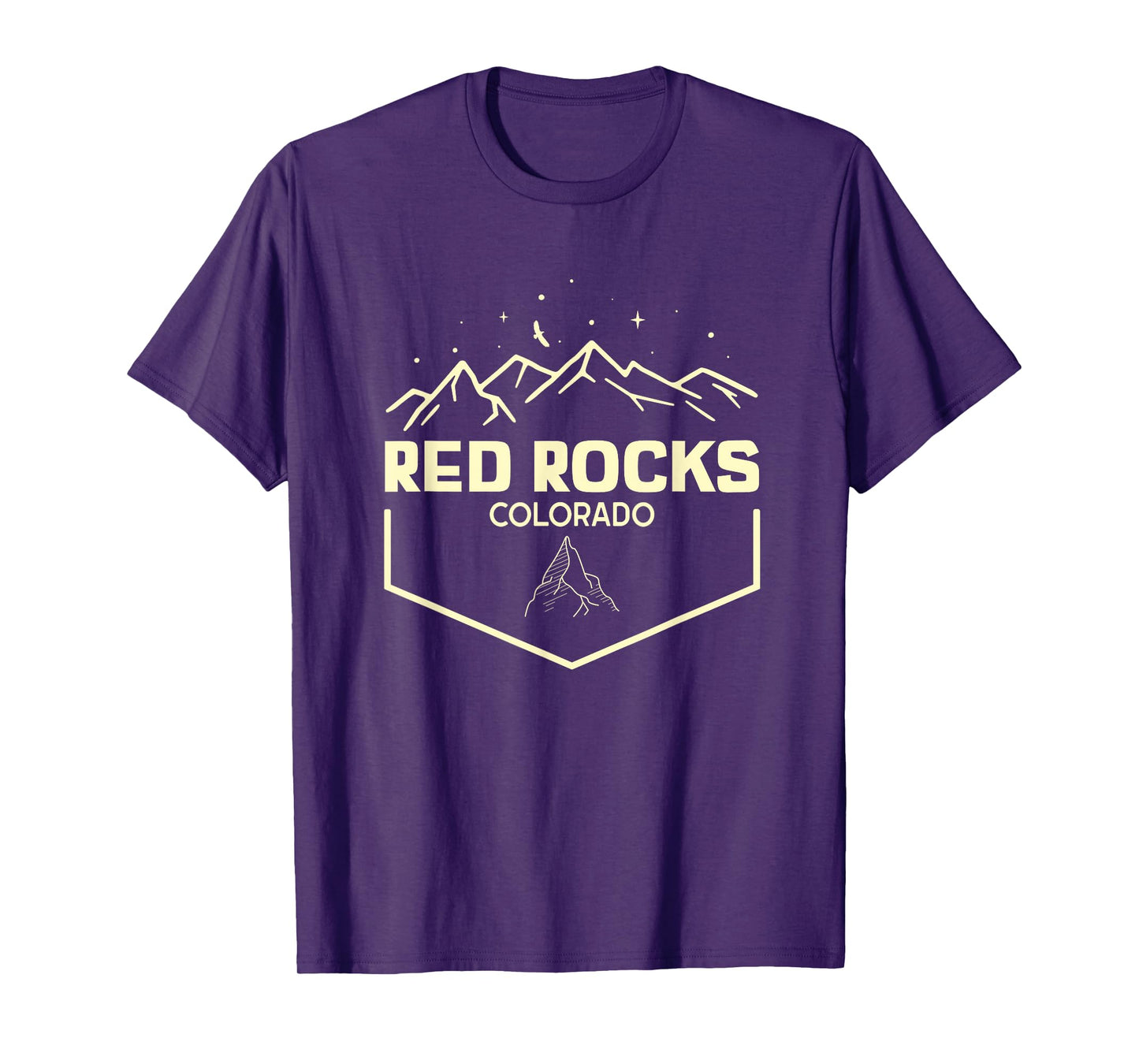 Red Rocks Colorado Epic Moonlight T-Shirt