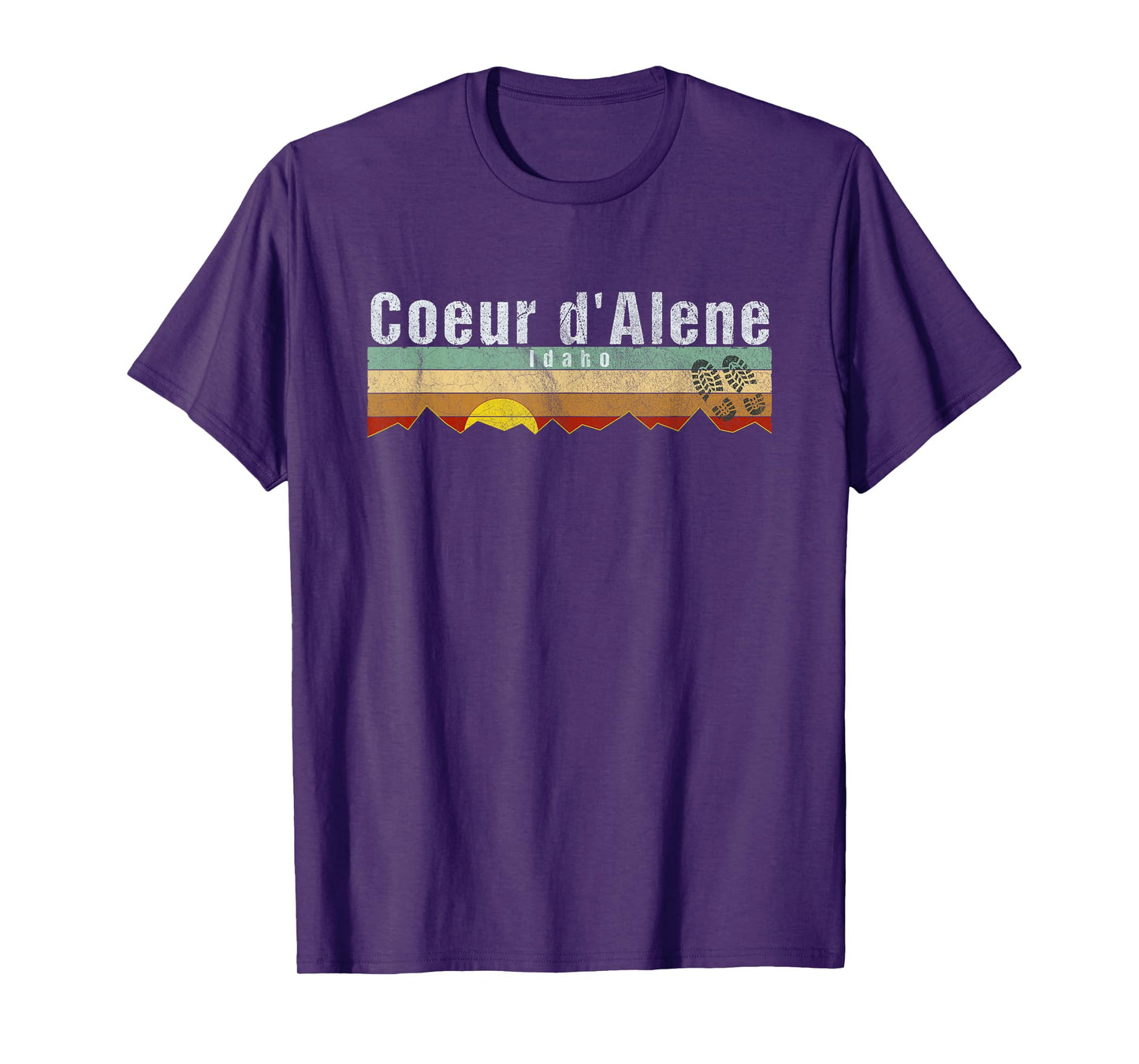 Coeur d'Alene, ID T-Shirt- Vintage Coeur d'Alene Tee Gift T-Shirt