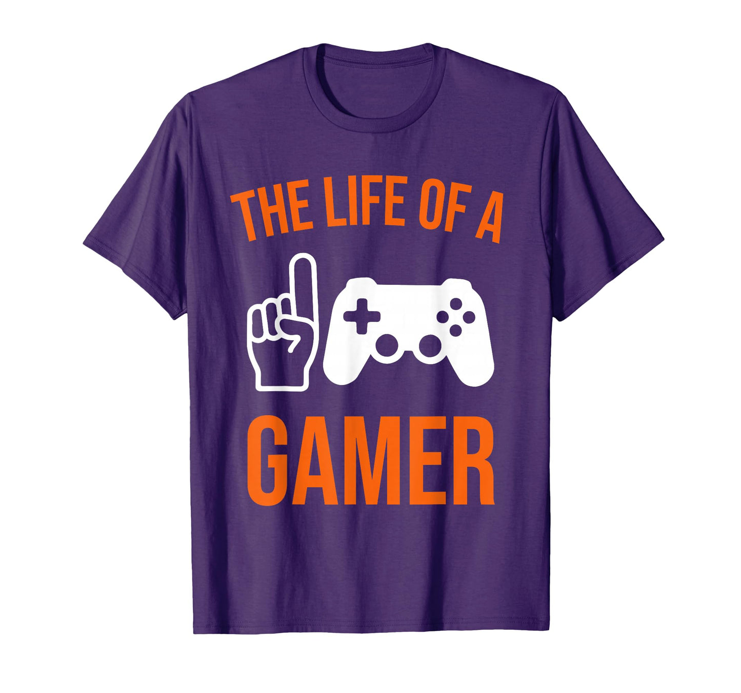 Halloween Skeleton Life of A Gamer Pumpkin Video Game Spooky T-Shirt