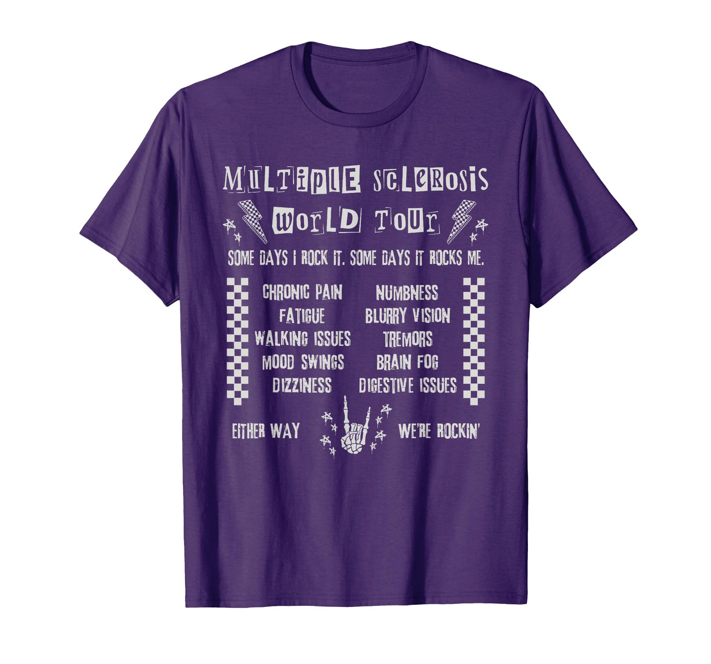 Multiple Sclerosis World Tour MS Awareness Month MS Warrior T-Shirt