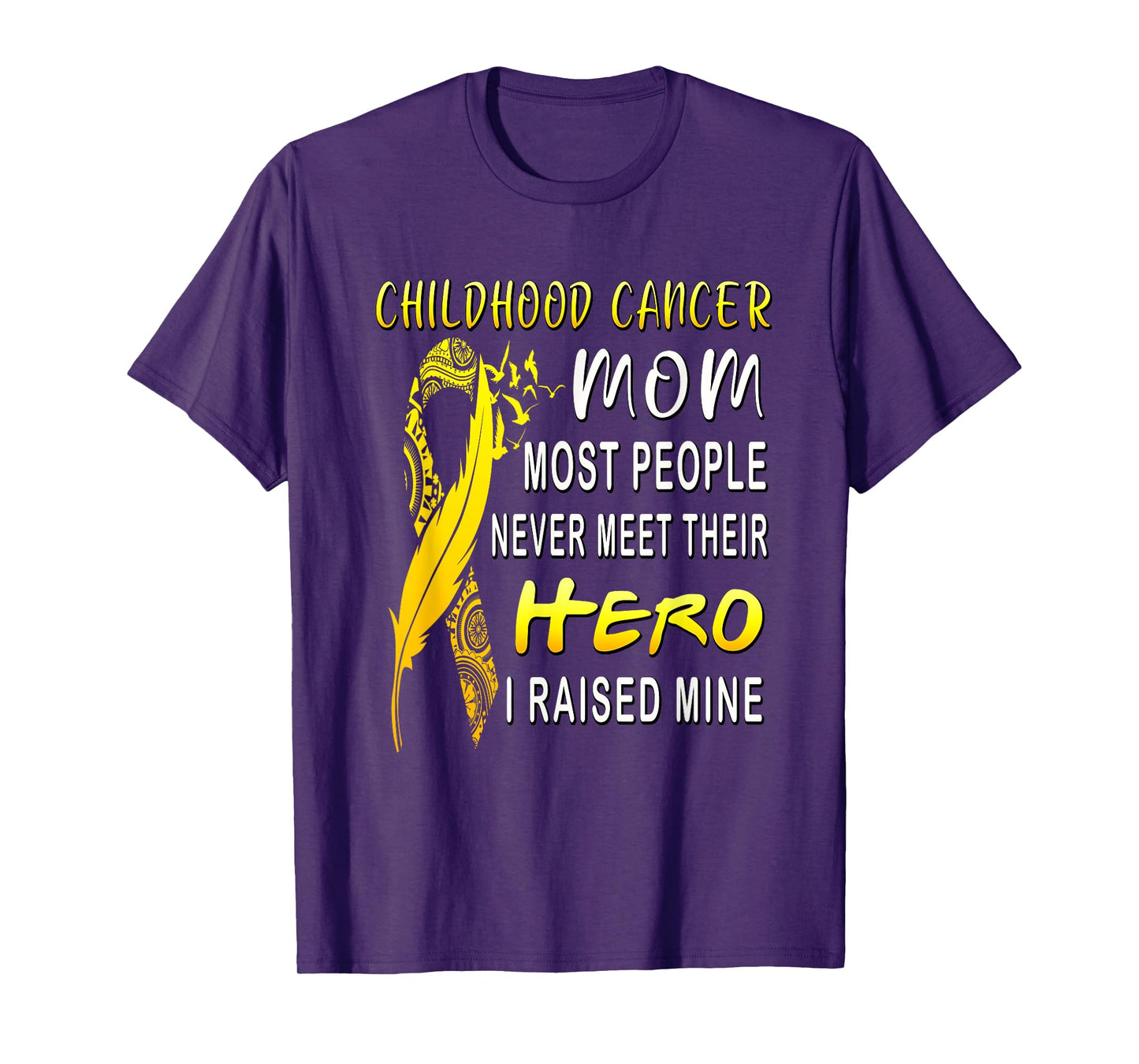 Childhood Cancer Fighter Mom My Son Is My Hero Women's Gift T-Shirt