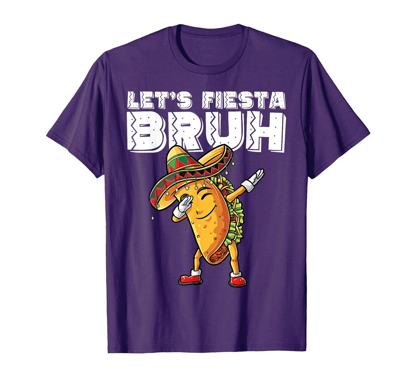 Dabbing Tacos Bruh Cinco De Mayo Fiesta Mexican Boy Teen Kid T-Shirt