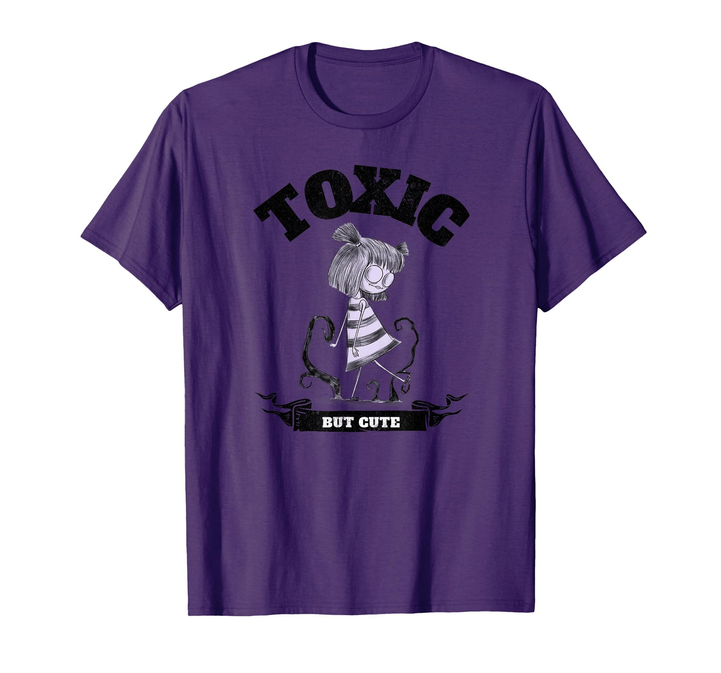Toxic but cute creepy funny Halloween graphic T-Shirt