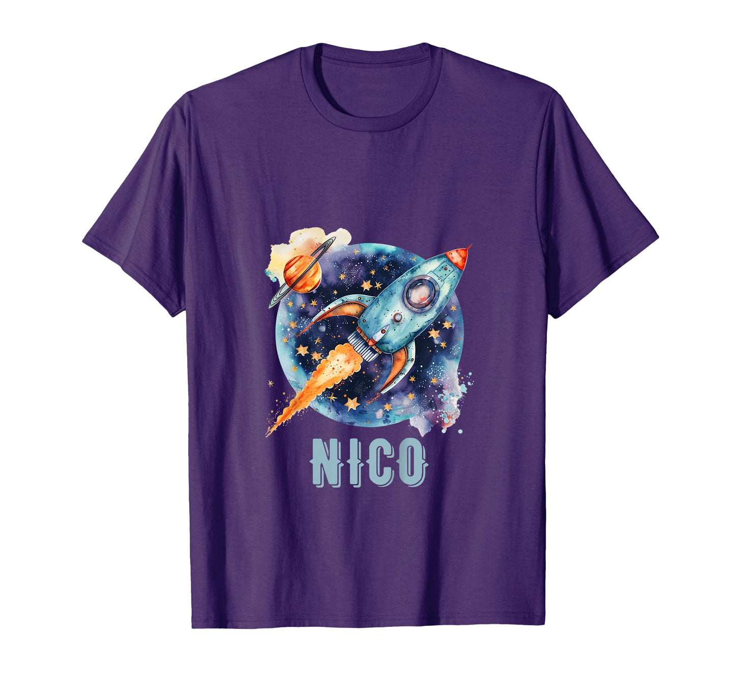 Kids NICO Name Baby Boy Nursery Room Theme Decor Gifts T-Shirt