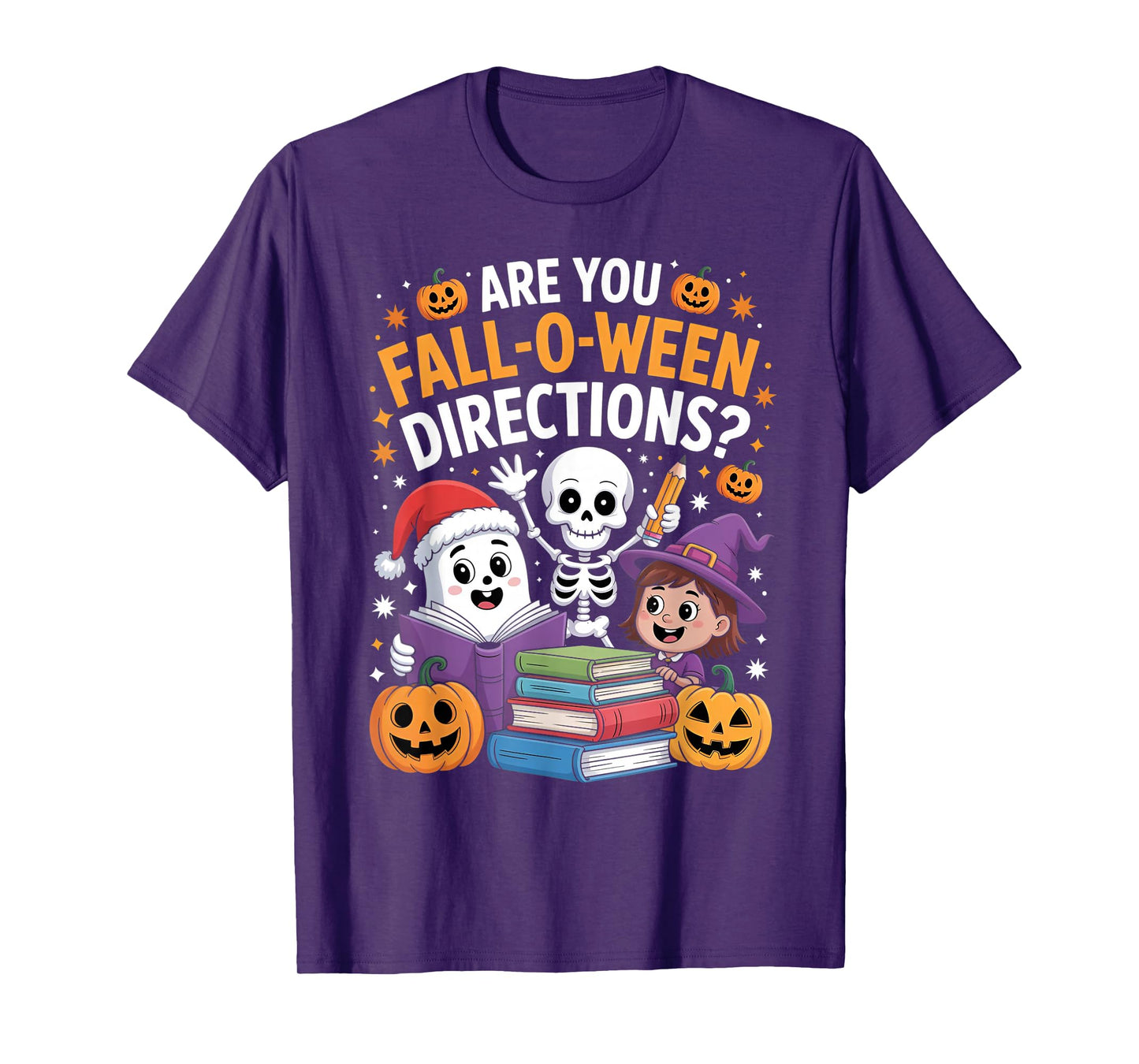 are You Fall O Ween Directions Funny Teacher Halloween Meme T-Shirt
