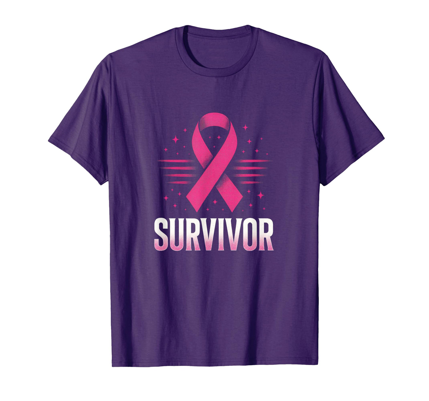 Survivor - Breast Cancer Awareness Ribbon T-Shirt