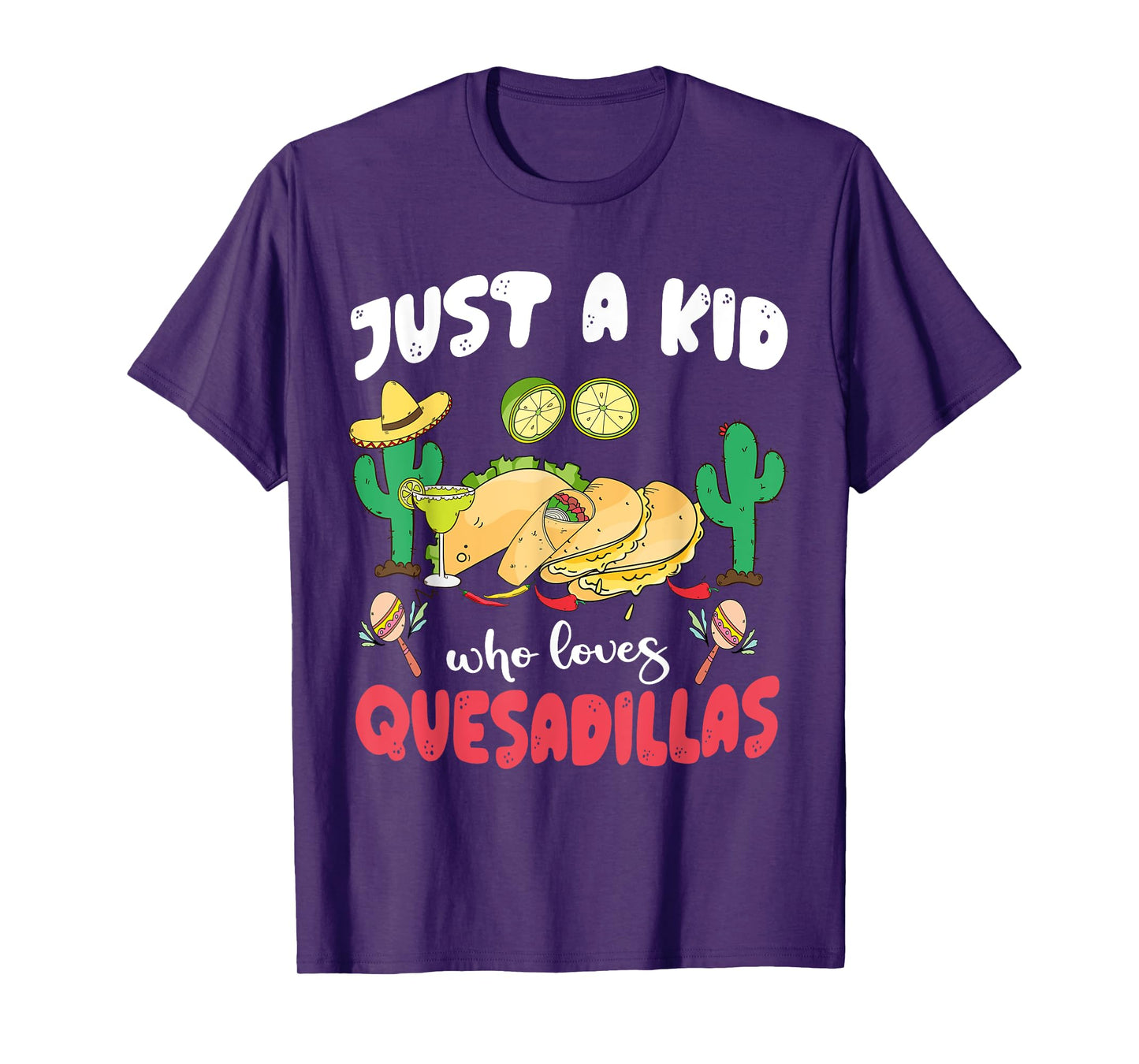 funny quesadilla cinco de mayo boy kids toddler men T-Shirt
